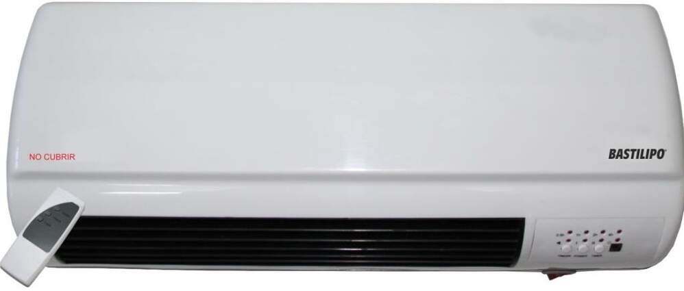 Calefactor Pared Bastilipo CS-2000 - 2000W, Frío/Calor, Temporizador, Mando a distancia