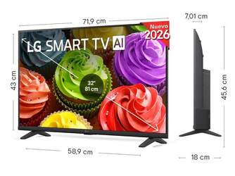 TV LG 32%%%quot; 32LB650B6LA HD A5 WEBOS26 HDR10 BT