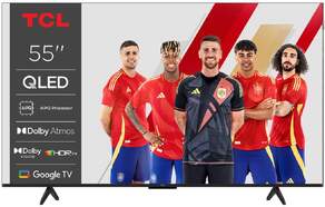 TV TCL 55" QLED 55P7K - 4K Ultra HD, Google TV, Dolby Atmos 20W, HDR10+