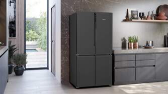 FRI. SIEMENS KF96NAXEA 183x91 4P NF BLACK INOX