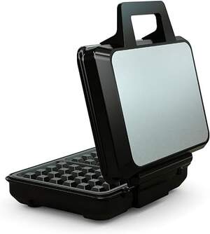 GOFRERA TESLA WM200BX 1000W   INOX, TERMOSTATO