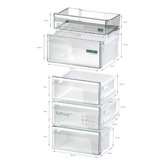 FRICOM. SIEMENS KG39NVWDG 203x60 NF BLANCO DSP