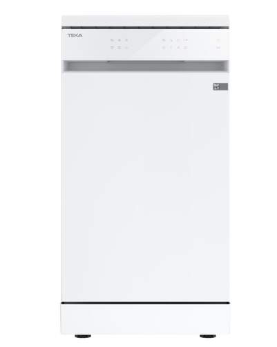 Lavavajillas 45cm Teka DFS240EW - Clase E, 9 Servicios, 6 Programas, Extra Dry, Media Carga, Blanco
