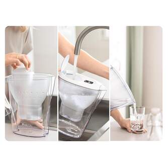 JARRA BRITA MARELLA BLANCA 2 FILTROS MAXTRA PRO