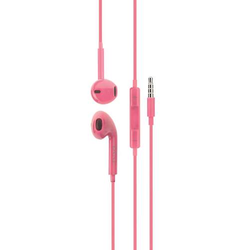 Auriculares DCU 34151002 - Jack 3.5 mm, Stereo, Rosa