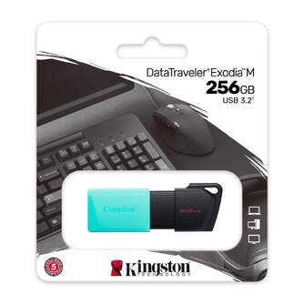 MEMORIA USB KINGSTON 256GB EXODIA 3.2