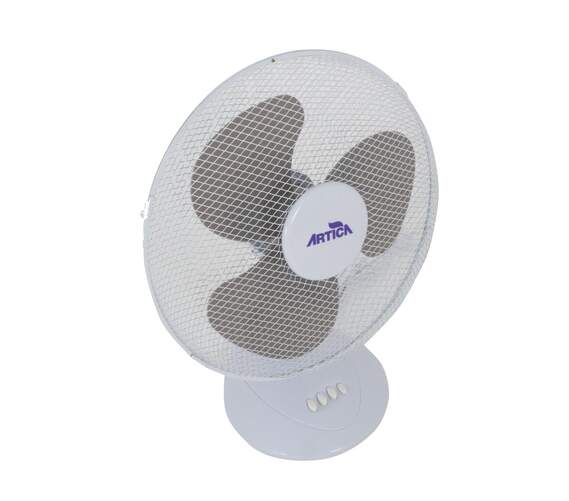 Ventilador de Sobremesa Artica AVS4000 - 40 cm, 40 W, 3 Palas, Blanco