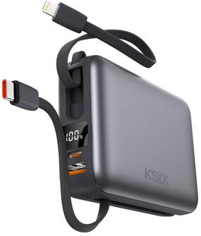 POWERBANK KSIX 20K 1xUSB C   CAB INT USB C LIGHTN
