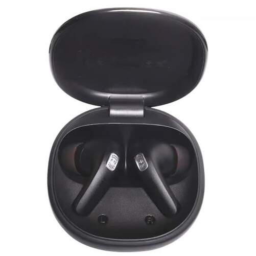 AURICULARES HIFUTURE FLYBUDS4 AI BLACK - Hasta 30h de uso, 4 micr&oacute;fonos, carga r&aacute;pida