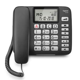 TELEFONO SOBREMESA GIGASET DL580 BLACK