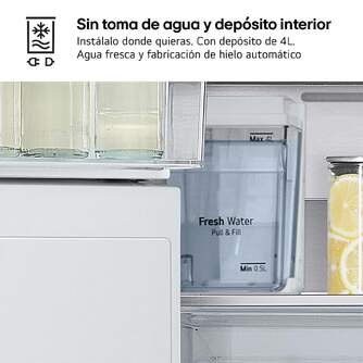 FRI. LG GMG861MBAE 179x83 INSTAVIEW 4P DISP INOX
