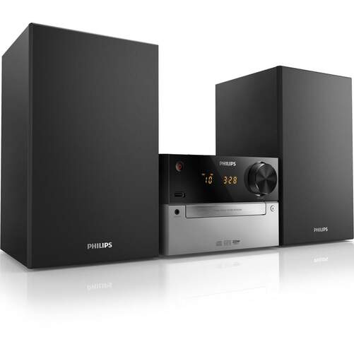 Cadena M&uacute;sica Philips MCM2300/12 - Radio FM, Bass Reflex, CD, CD-R/RW, MP3-CD, USB, FM