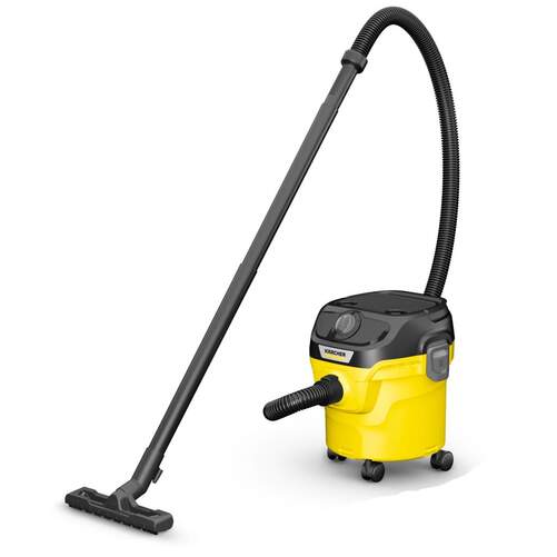 Aspirador Karcher WD1 - 150W Succión, Depósito 12 Litros, Líquidos y sólidos, Función Soplado