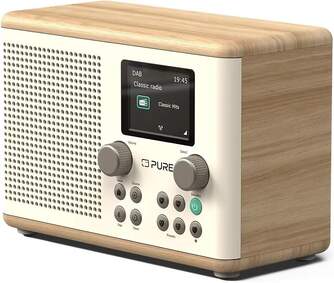 RADIO PURE CLASSIC H4 BLANCO / CREMA