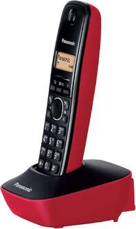 TELEFONO DECT PANASONIC KX-TG1611SPR ROJO