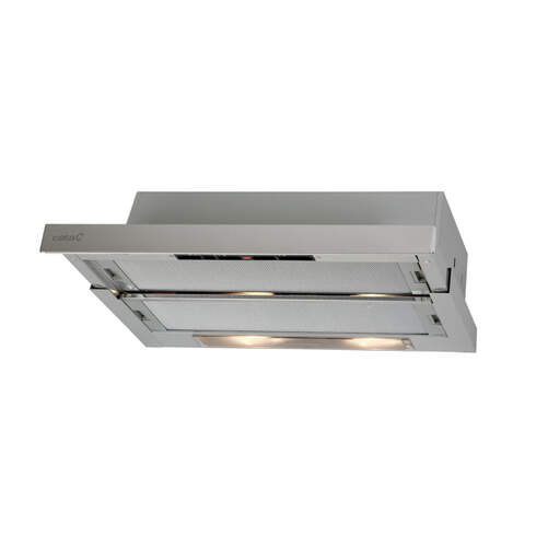 Campana Telesc&oacute;pica Cata TF 5260 X Inox - Clase D, 60cm, 325m3/h, Doble Motor, 3 Velocidades