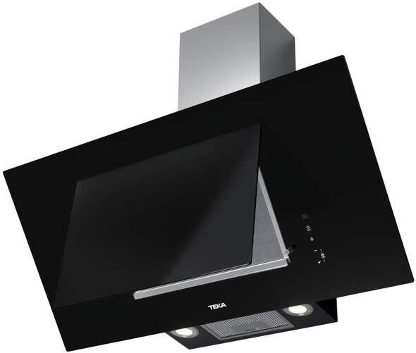 Campana Decorativa Teka DVT98660 TBS - Clase A+, 90cm, Extracción máx 584m3/h, 3+1 Velocidades,Negra