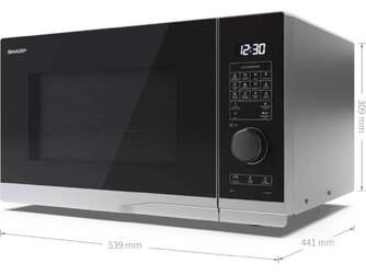 MICR. SHARP PG254AES 900W 25L GRILL NEGRO