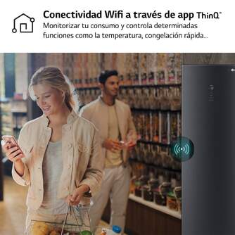 CONG.VER LG GFM61MCCSF 186x60 NF NEGRO