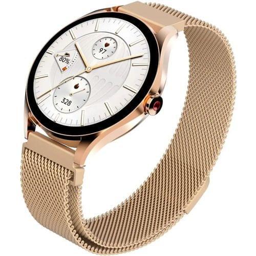 Smartwatch HiFuture Aura2 Rose Gold - 1,72", Bluetooth 5.3, sensor frec. card&iacute;aca, 7 d&iacute;as autonom&iacute;a