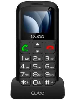 SENIORPHONE QUBO P-186BKC 4G 1,7%%%quot;