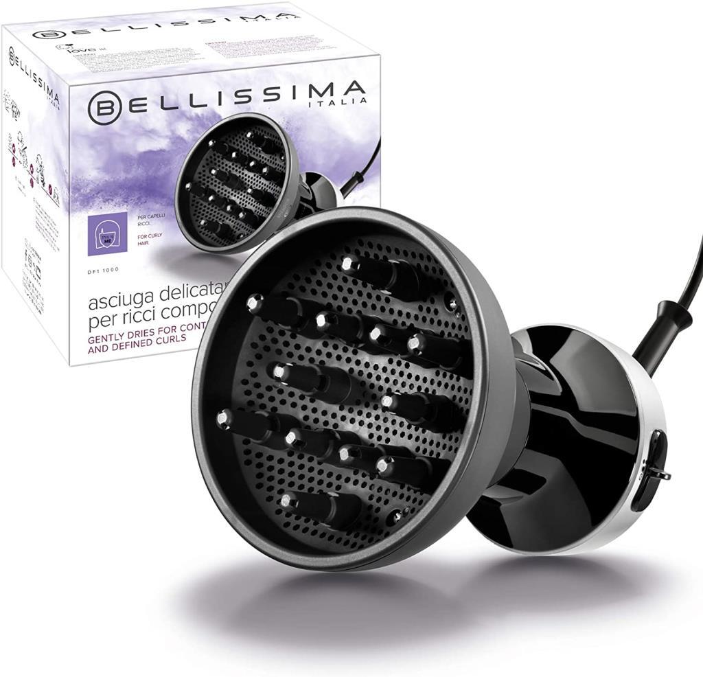 Secador Imetec Df1 1000 bellissima negro diffon difusor aire caliente para cabello rizado 700 w 2 combinaciones airetemperatura delicado definidos sin efecto encrespado 11000 700w 1