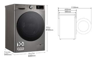 LVD.SEC. LG F4DR7009AGS 9/6K 1400R INOX WIFI