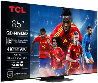 TV TCL 65%%%quot; 65C7K UHD MINILED GOOGLETV 144HZ B%%%amp;O