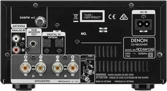 CADENA DENON D-M41DAB BLUETOOTH 30W SILVER/NEGRO