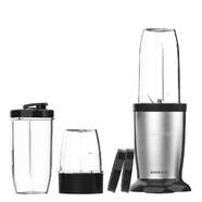 Batidora Vaso  Taurus Shake & Go - 800 W, 2 V, 500 ml, 2 Vasos Portátiles, Negro, Inox
