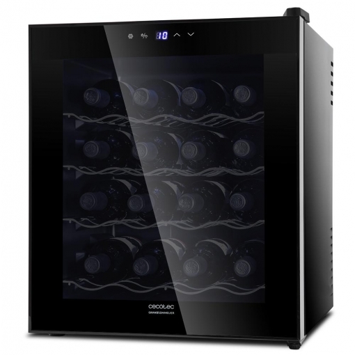 Vinoteca Cecotec Grand Sommelier 1600 SilenceCrystal - 16 Botellas, 48 L