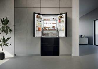 FRI. HAIER HFKR7819DNGB 190x83 4P NF CRISTAL NEGRO