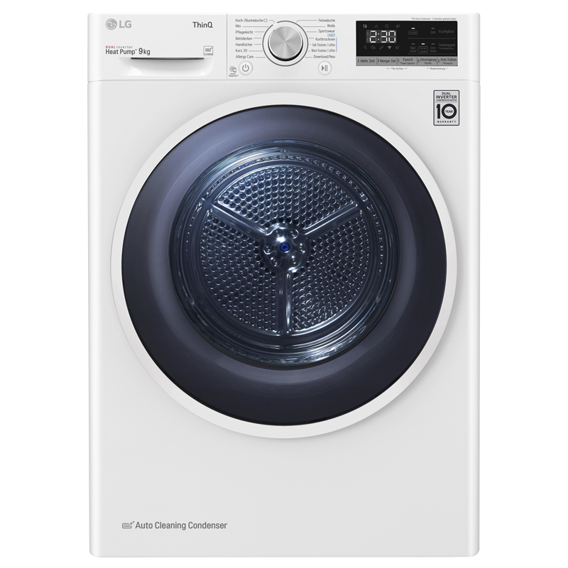 Secadora Bomba Calor LG RH90V5AV6Q - A++, 9kg