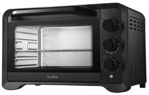 Horno Sobremesa Flama 1539FL - 6 Tipos Convección, 60 L, 2000 W, Negro