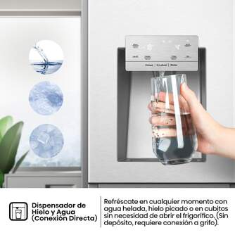 FRI. HISENSE RS818N4IIE1 179x91 NF INOX DISP DSP