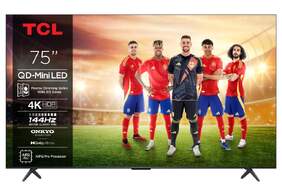 TV TCL 75" MiniLED 75C6K - 4K Ultra HD, Google TV, 144 Hz, Sonido Onkyo 40 W, HDR10+