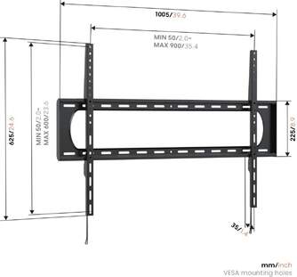 SOPORTE TV VOGEL%%%#39;S UP9003 FIJO 55%%%quot;-120%%%quot;