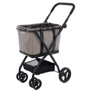 Carro-Compra Carlett Cube S Ice - De 56 L extensible a 75 L, Gris