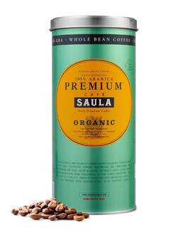 CAFE EN GRANO SAULA 30121622 ECOLOGICO 500GR