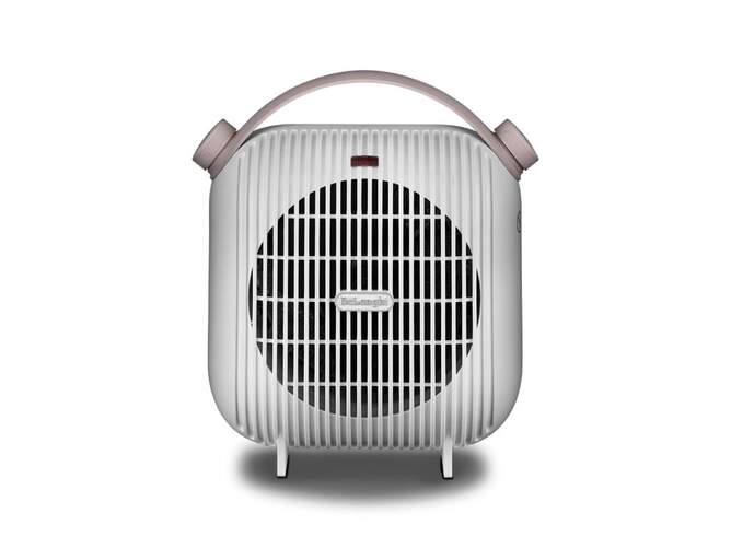 Calefactor Delonghi HFS30B24W Hobby - 2400W, Frío/Calor, IP24, Apto Baños