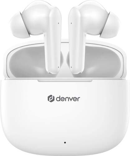 Auriculares Denver TWE-48B Blanco - 20-20000 Hz, True Wireless Stereo, Bluetooth 5.3