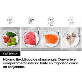 FRICOM. SAMSUNG RB38A7B6BS9 203x60 INOX METALCOOLI