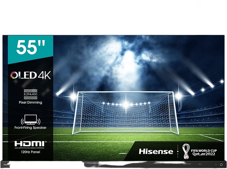 TV OLED Hisense 55A9G - 4K 120Hz, IMAX