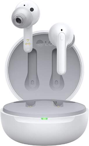 Auriculares LG TONE Free FP3 Blancos - Batería 15h, True Wireless, Bluetooth 5.1 BLE, Micro, IPX4