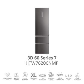 FRICOM. HAIER HTW7620CNMP 205x60CNMP 3P NF INOX