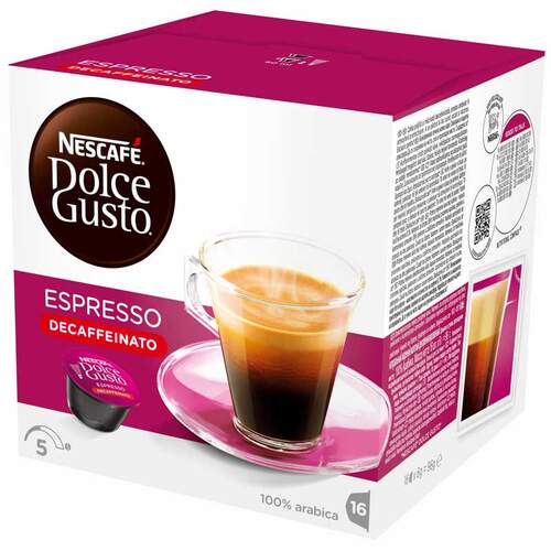 Cápsulas Dolce Gusto Espresso Descaffeinato - 16 Cápsulas