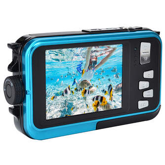 CAMARA AGFA CAMARA WP8000 BLUE SUMERGIBLE 24MP