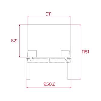 FRI. TEKA RLF85950 183x91x70 NF NEGRO DSP CON VINO
