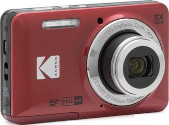 CAMARA KODAK CAMARA FZ55 ROJA 16MP ZOOM OPTICO X5