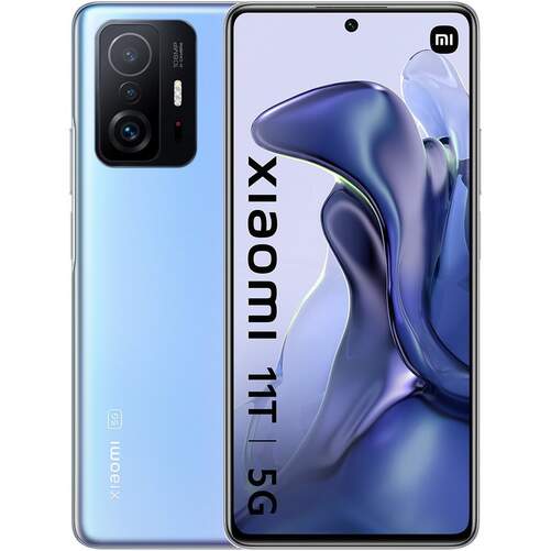 Xiaomi 11T 5G 8/128GB Azul - 6,67" FHD+ 120Hz, 108+8+5Mpx, Mediatek D1200, Dolby Atmos, 5000 mAh 67W